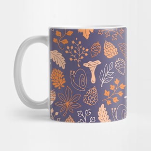 Autumn snails Mug